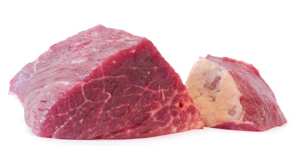 Saftige Fleischbrocken f&uuml;r Hunde