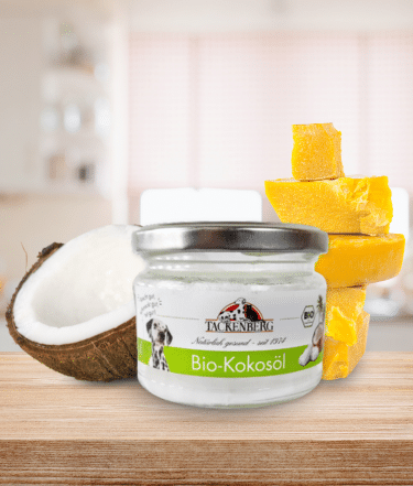 Zutaten f&uuml;r selbstgemachten Pfotenbalsam