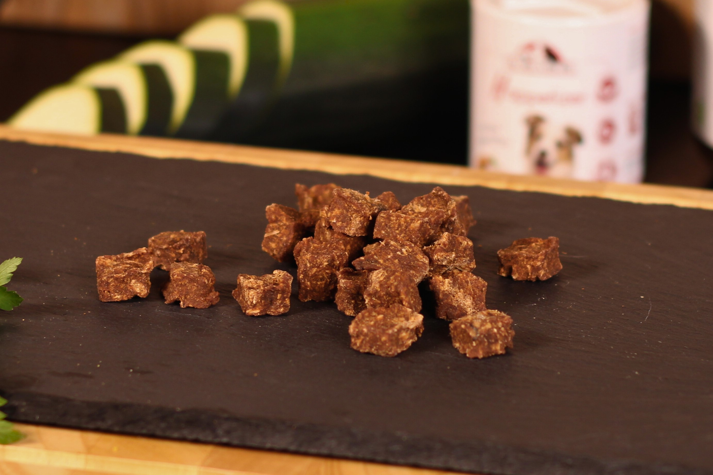 Seelachs-Nuggets, getrocknet